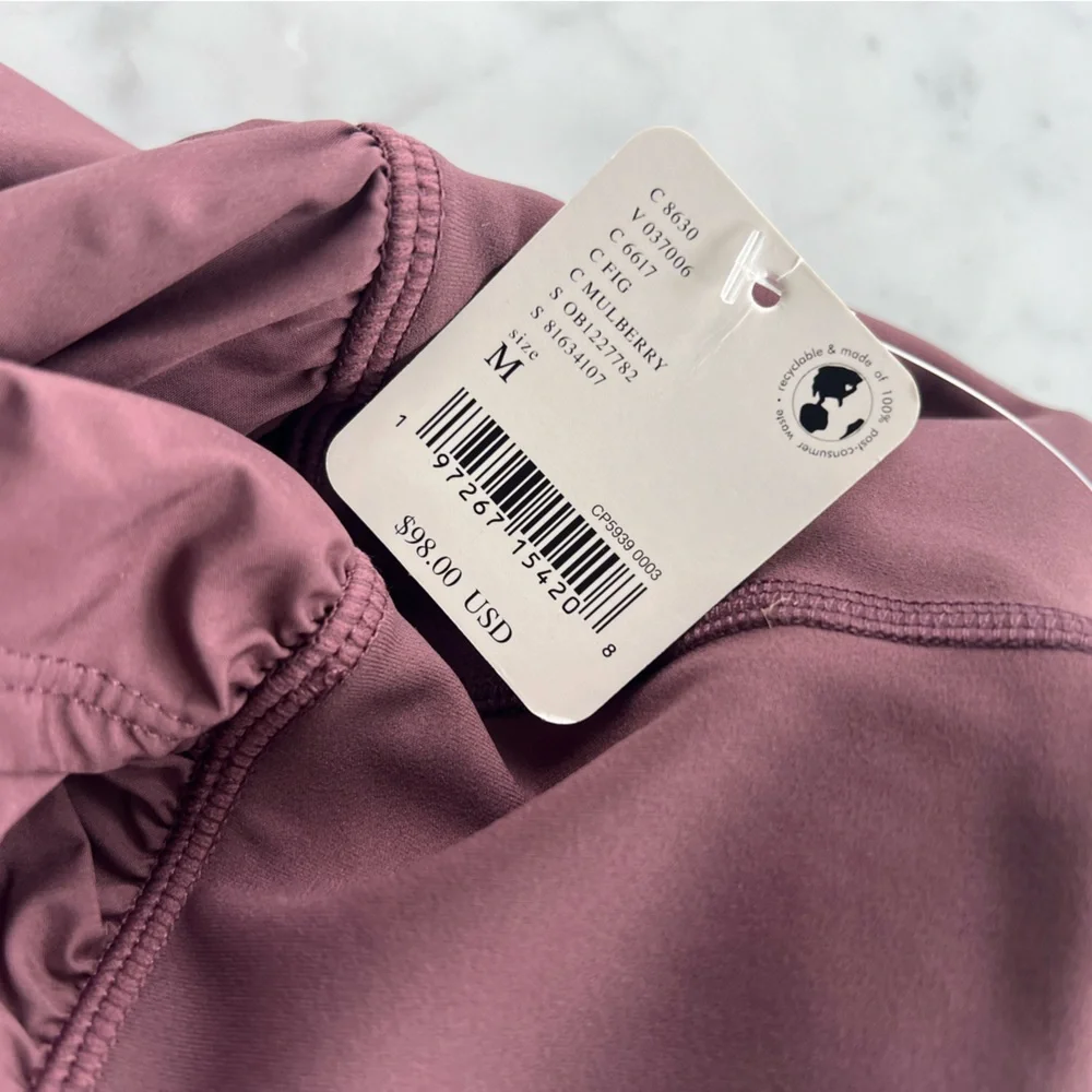 NWT FP Movement by Free People Righteous Runsie in Fig Size Medium